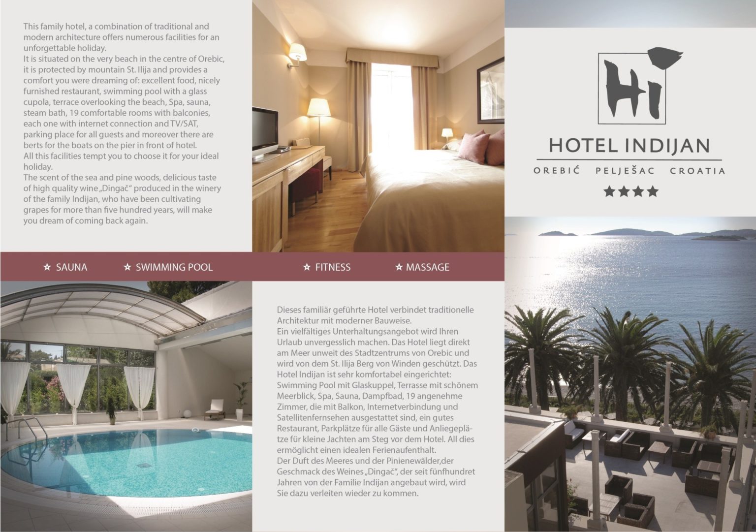 brošura hotel indijan brochure design