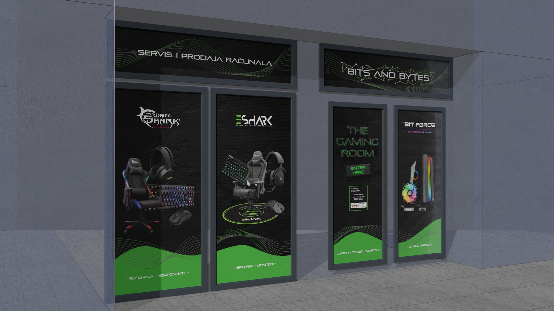 oslikavanje izloga window graphics bits and bytes