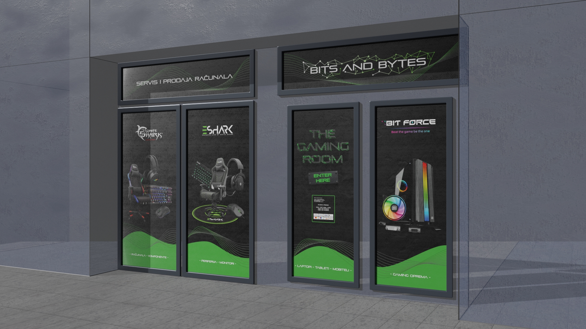 oslikavanje izloga window graphics bits and bytes