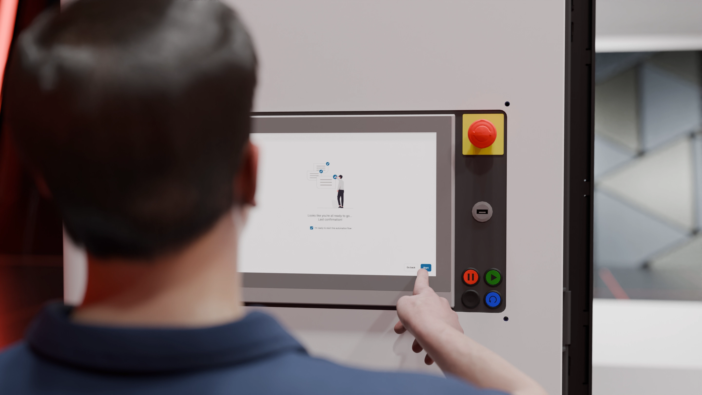 robojob 3d animation thewall panel