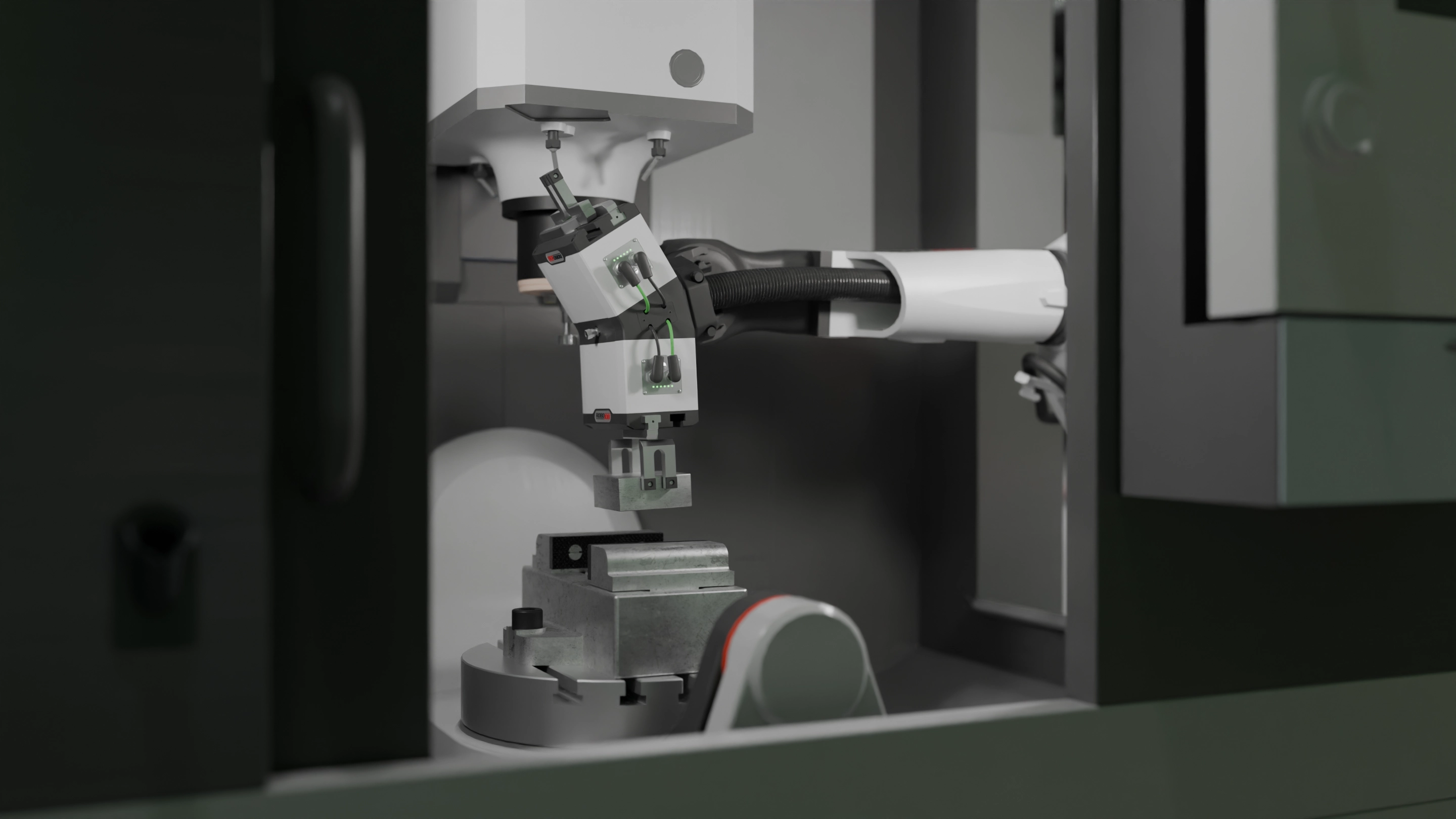 robojob 3d animation cnc robot